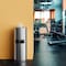 Hls Commercial 9 Gallon Trash Can with Sanitizer Gym Wipe Dispenser HLSC09WSR - alternate 10